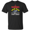 Funny Warning Swim Mom Will Shout Loudly T-shirt Meme Gift