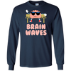 Funny Brain Waves T-shirt Science School Teacher Geek Nerd