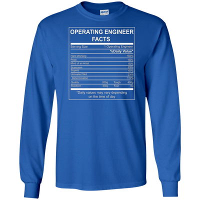 Operating Engineer Facts Funny Tshirt Gift For Men/Women