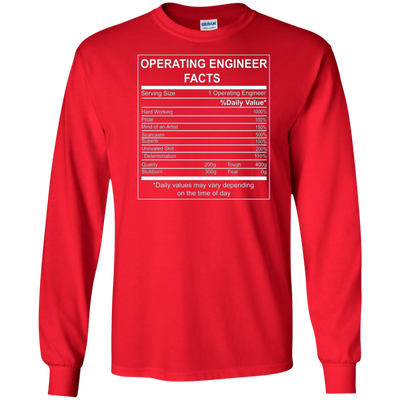 Operating Engineer Facts Funny Tshirt Gift For Men/Women