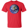 Planet Earth North America Globe Space Globe Tee T Shirt