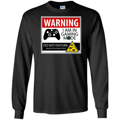 Warning I Am In Gaming Mode Funny Birthday Gift For Gamers