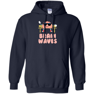 Funny Brain Waves T-shirt Science School Teacher Geek Nerd