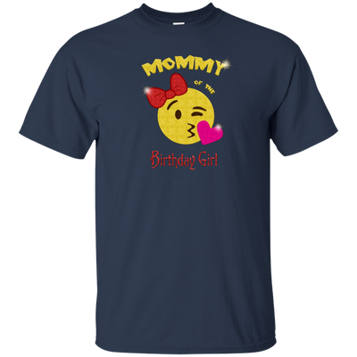 Mommy of the Birthday Girl Emoji Birthday Party Shirt