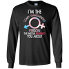 Funny Im The Scary Transgender Person T-shirt Bi Gay Pride