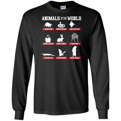 Animals of the World Funny Meme Shirt