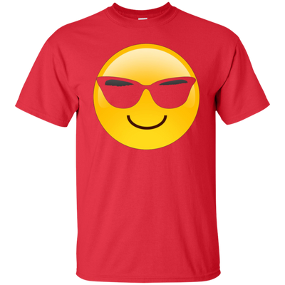 Emoji T Shirt Shades Smiley Cool Tee Tshirt
