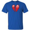 Broken Heart T Shirt Broken Heart Date Love Emoji Tee Shirt