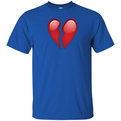 Broken Heart T Shirt Broken Heart Date Love Emoji Tee Shirt