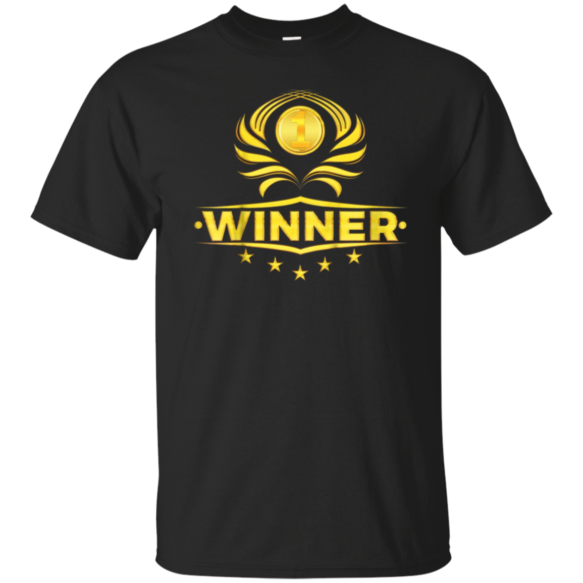 Gold Winner, Tshirt For 1st Place Champions And Winner