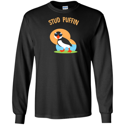 FUNNY STUD PUFFIN T-SHIRT Cute Zoo Animal Sea Bird Gift #2