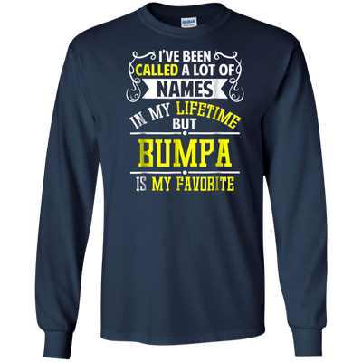 Funny Bumpa Is My Favorite Name T-shirt Family Meme Gift