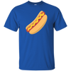 Hot Dog Emoji T Shirt BBQ Emoticon Wiener Bun Sausage