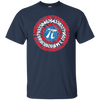 Captain Pi Superhero Shield Shirt for Math Geeks and Nerds