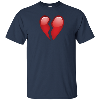 Broken Heart T Shirt Broken Heart Date Love Emoji Tee Shirt