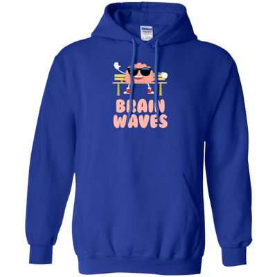 Funny Brain Waves T-shirt Science School Teacher Geek Nerd