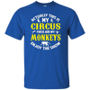 Funny Monkey Circus T-shirt Pet Zoo Animal Novelty Gift