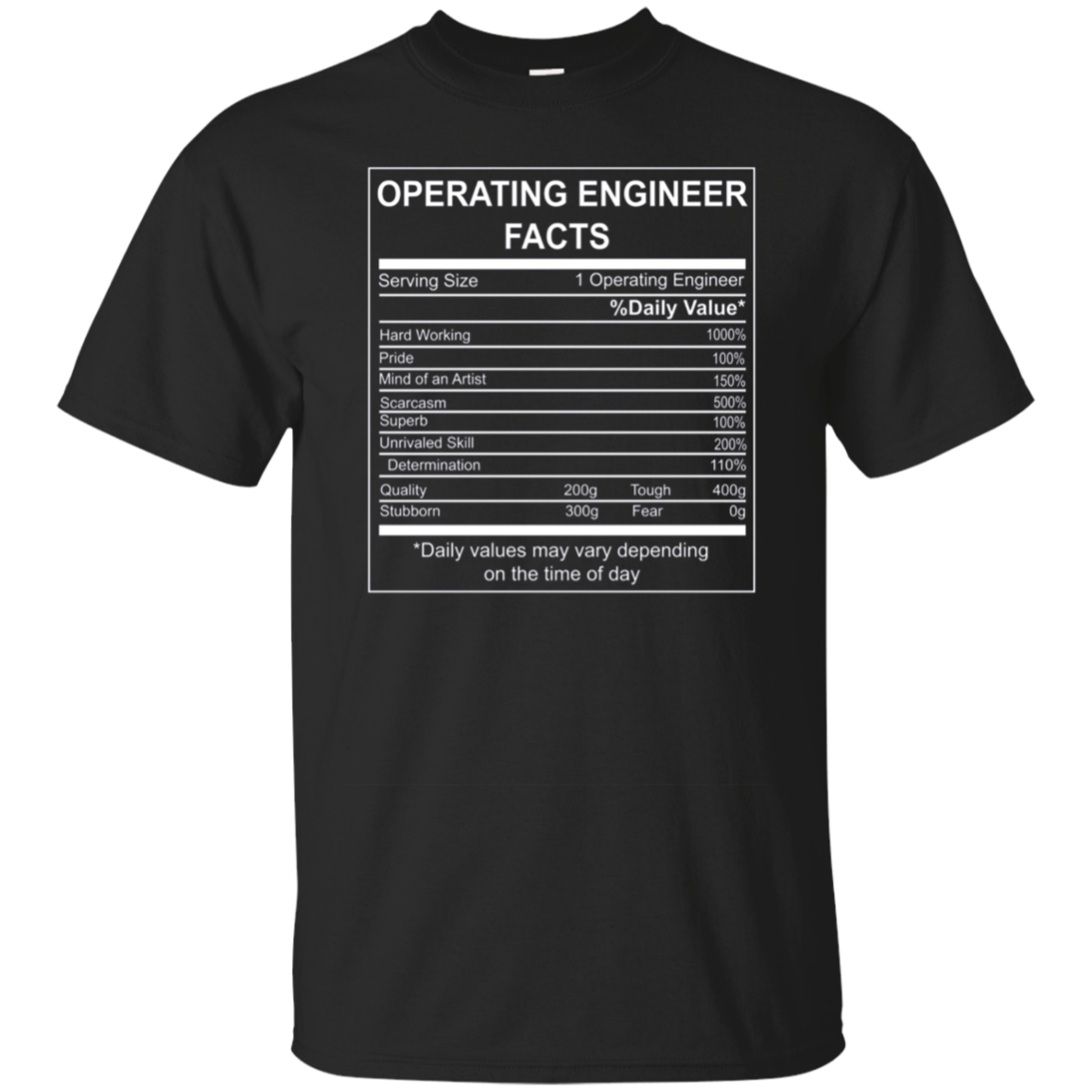 Operating Engineer Facts Funny Tshirt Gift For Men/Women