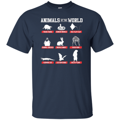 Animals of the World Funny Meme Shirt