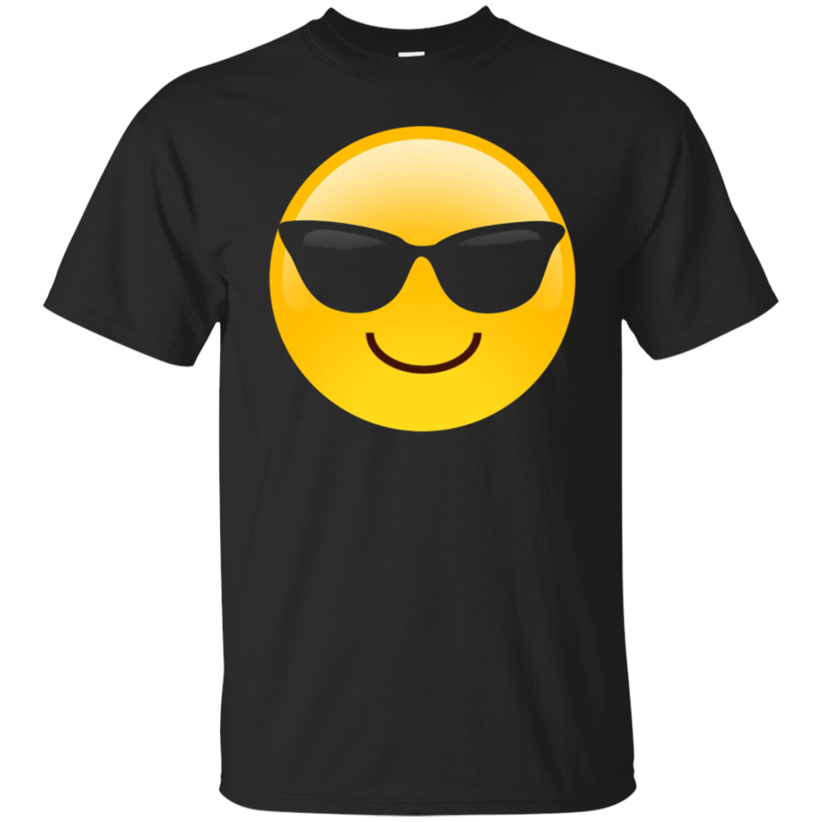 Emoji T Shirt Shades Smiley Cool Tee Tshirt