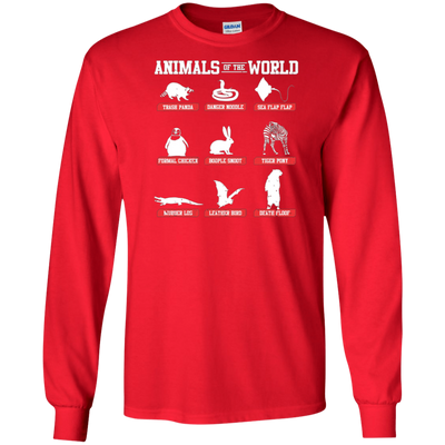 Animals of the World Funny Meme Shirt