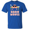 Funny Brain Waves T-shirt Science School Teacher Geek Nerd