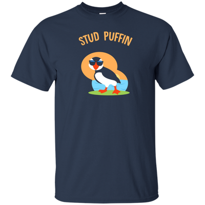 FUNNY STUD PUFFIN T-SHIRT Cute Zoo Animal Sea Bird Gift #2