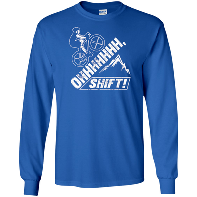 Oh Shift Bicycle Bike Rider Funny Tee Shirt