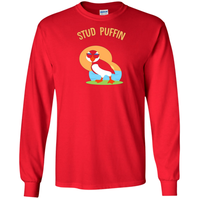 FUNNY STUD PUFFIN T-SHIRT Cute Zoo Animal Sea Bird Gift #2