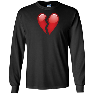 Broken Heart T Shirt Broken Heart Date Love Emoji Tee Shirt