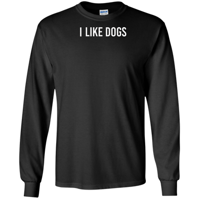 "I Like Dogs" T-Shirt for Dog Lovers