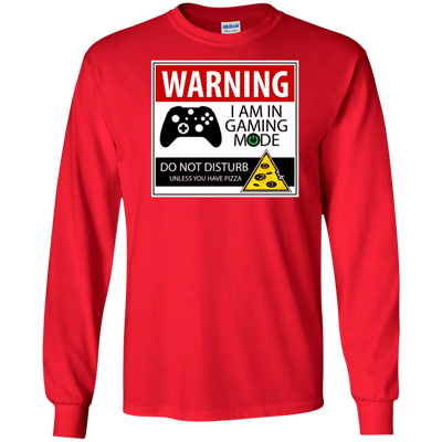 Warning I Am In Gaming Mode Funny Birthday Gift For Gamers