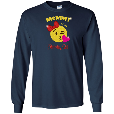 Mommy of the Birthday Girl Emoji Birthday Party Shirt