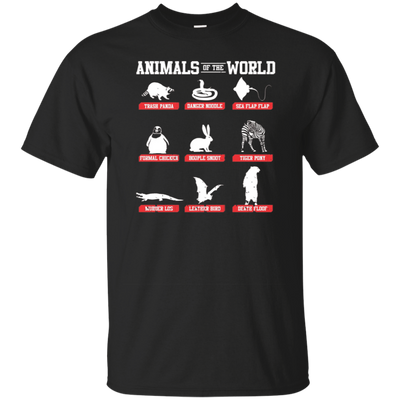 Animals of the World Funny Meme Shirt