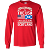 I May Live In The USA But My Story Began In Scotland T-Shirt