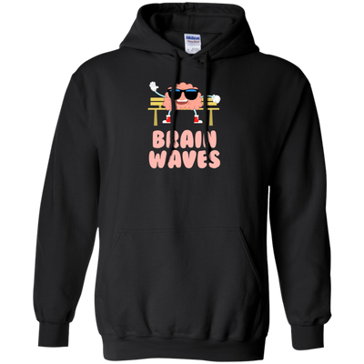 Funny Brain Waves T-shirt Science School Teacher Geek Nerd