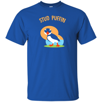 FUNNY STUD PUFFIN T-SHIRT Cute Zoo Animal Sea Bird Gift #2