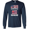 American By Birth Proudly Raised In Hawaii Flag Shirt