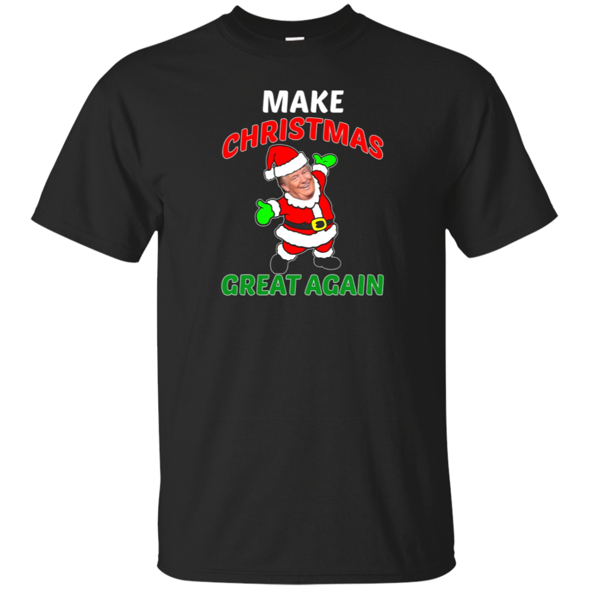 FUNNY MAKE CHRISTMAS GREAT AGAIN T-SHIRT Donald Trump 2016