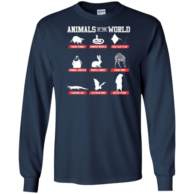 Animals of the World Funny Meme Shirt